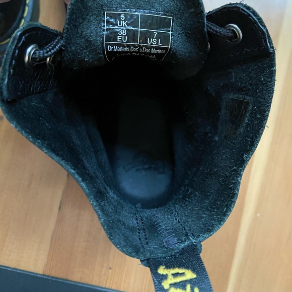 Dr Martens 1460 Pascal pebbled leather boots, sz 7 - Picture 5 of 10